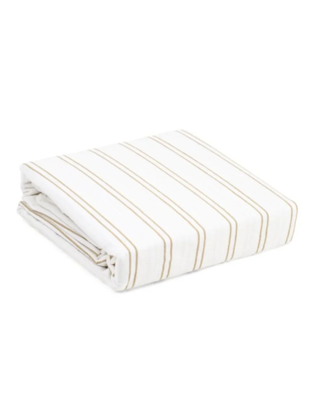 BROOKS BROTHERS Linen And Cotton Blend Striped Duvet Cover Set